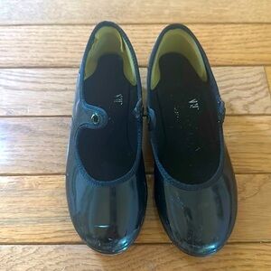 👯‍♀️ ABT Tap Shoes Black size 12 youth VGUC girls tap shoes